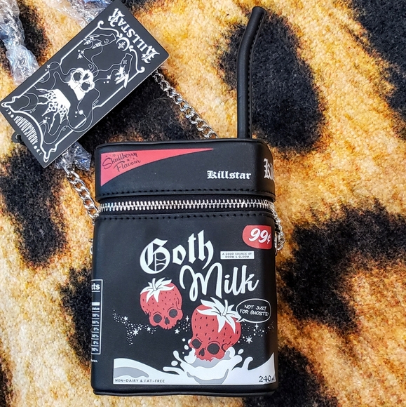 Killstar Handbags - 🖤🍓Goth Milk?🍓🖤